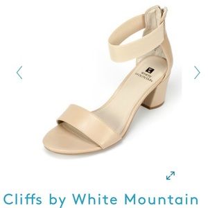 White Mountain Ermaline Block Heels